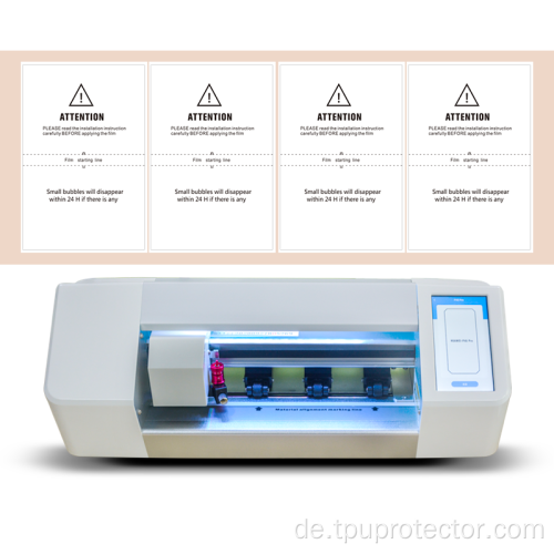 Universal Mobiltelefon Hydrogel Film Schneidmaschine